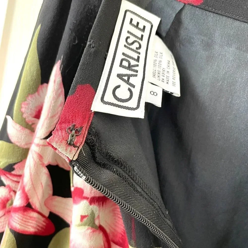 Carlisle black silk